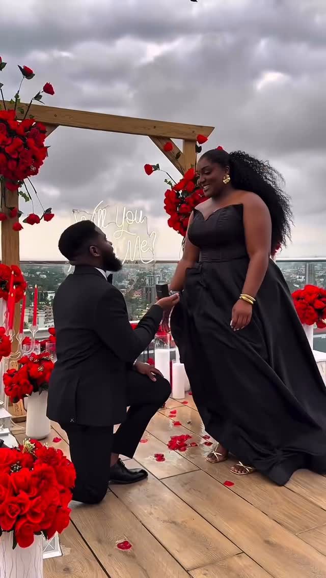 This Couple’s Rooftop Proposal Will Have You Grinning from Ear to Ear