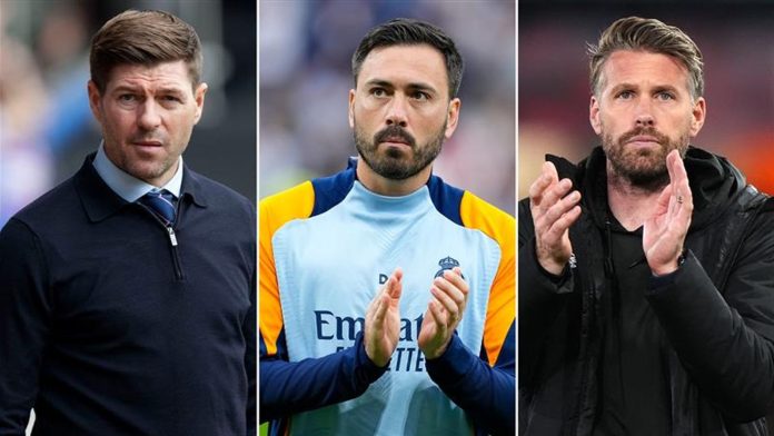 Rangers supervisor search: Steven Gerrard, Davide Ancelotti, Rob Edwards & Russell Martin amongst names into account