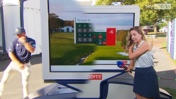 PGA Championship: Bryson DeChambeau vents frustration by pretending to punch himself pre-interview!