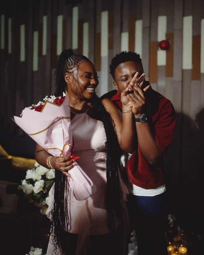 Love Like a Film! Watch How Superb Klef Proposed To Adesola in a Cinema