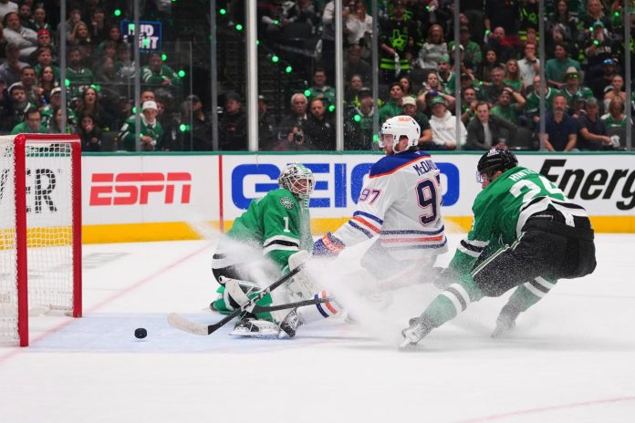 Edmonton Oilers oust the Dallas Stars 6-3 to arrange a Stanley Cup Remaining rematch with the Florida Panthers