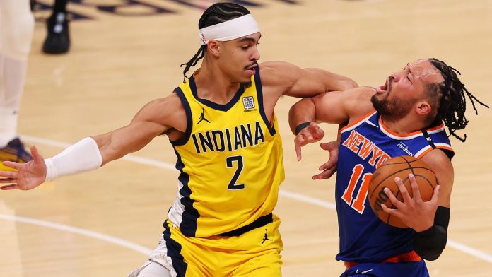 Andrew Nembhard gave Jalen Brunson hell, and gave the Pacers precisely what they wanted at simply the correct time