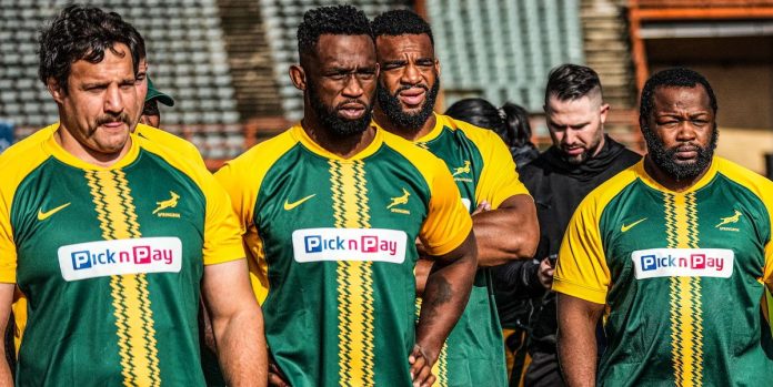 PICTURES: Springboks practice in eye-catching jerseys
