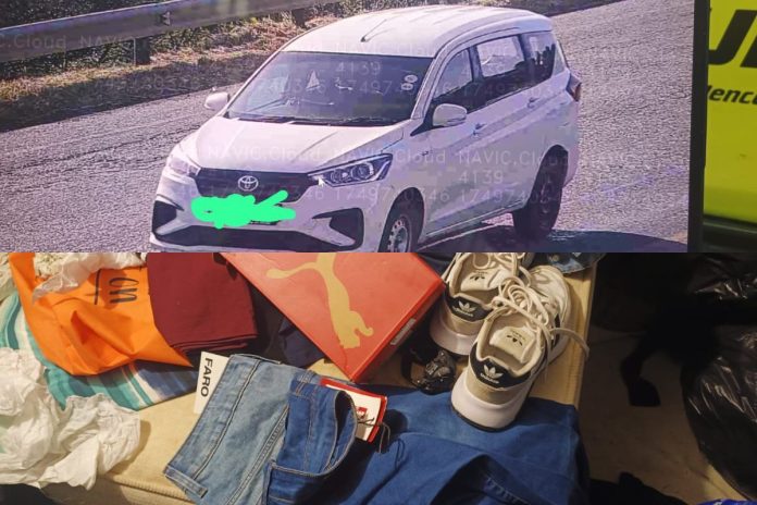 Three suspects arrested for allegedly hijacking a courier truck