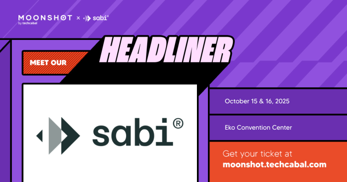 Sabi returns as Moonshot by TechCabal 2025 headline sponsor