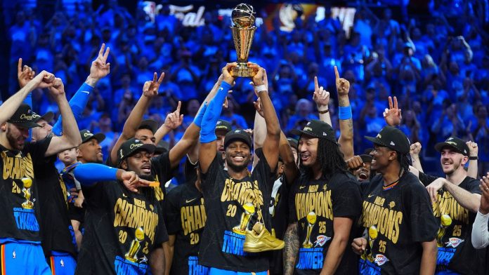 NBA Finals: Oklahoma City Thunder cap incredible season by beating Indiana Pacers in Game 7 to win title