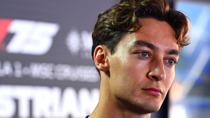 George Russell says Mercedes talks with Max Verstappen are delaying him being offered a new contract