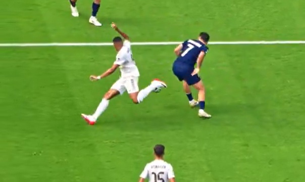 Khvicha Kvaratskhelia stops Kylian Mbappe and nutmegs Arda Guler in PSG rout of Real Madrid (Video)