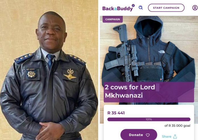 Police commissioner Makhwanazi to be gifted two cows from public