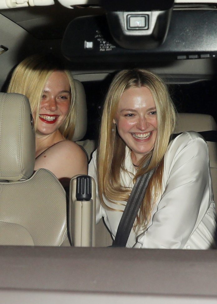 Elle and Dakota Fanning’s Sister Night Out Is All Smiles and Easy, Breezy Summer Style