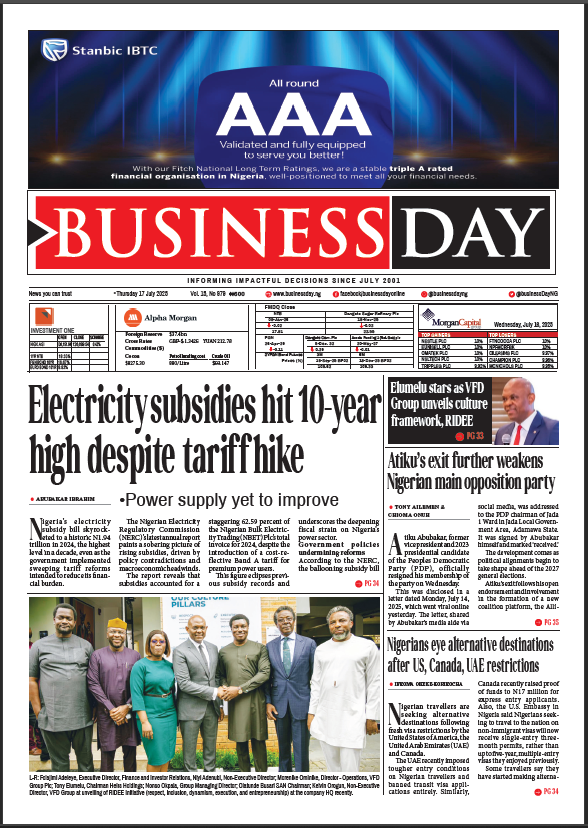 BusinessDay 17th Jul 2025