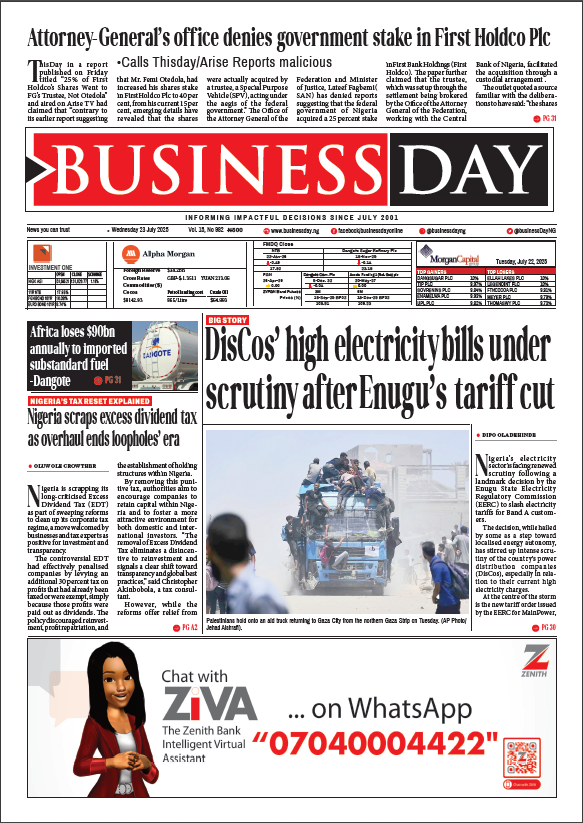 BusinessDay 23rd Jul 2025