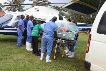 Uganda conducts filovirus full-scale response simulation exercise for the national Emergency Medical Team