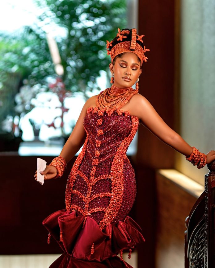 own-your-roots-while-embracing-style-with-this-stunning-edo-bridal-look.jpg Own Your Roots While Embracing Style With This Stunning Edo Bridal Look