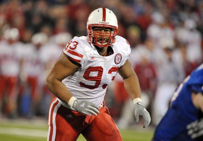 Which Nebraska defensive lineman is the greatest college football player to wear No. 93?