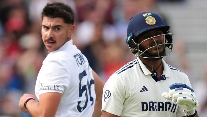 England reduce India to 204-6 in fifth Test with Gus Atkinson, Josh Tongue in wickets before Chris Woakes injury scare