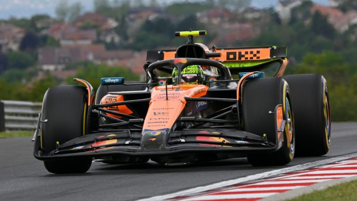Hungarian GP: Lando Norris pips Oscar Piastri as McLaren make dominant start to F1 weekend in Budapest
