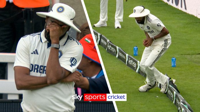 Harry Brook gets a six but survives scare as Mohammed Siraj steps on boundary line!