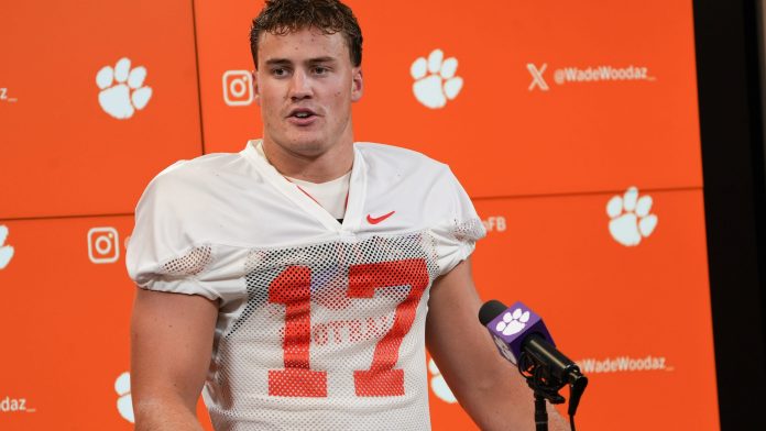 Clemson linebacker Wade Woodaz is ‘tired’ of hearing Dabo Swinney talking about the past