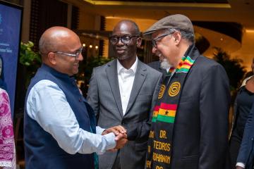 WHO Director-General and Regional Director for Africa begin official visit to Ghana ahead of Africa Health Sovereignty Summit