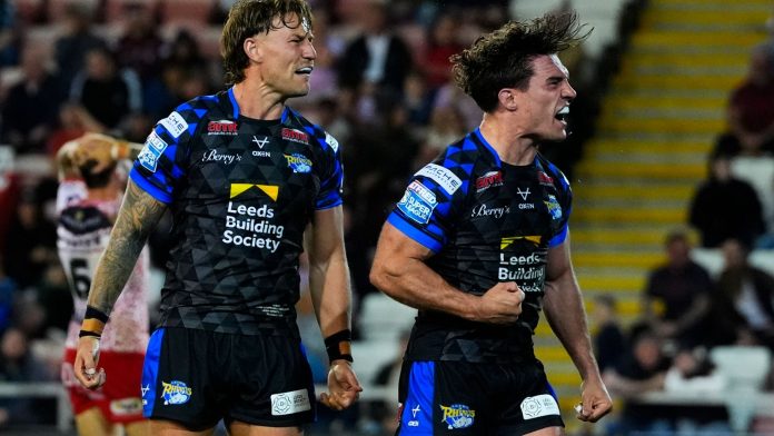 Leigh Leopards 14-22 Leeds: Rhinos come back to dent Leopards’ play-off hopes