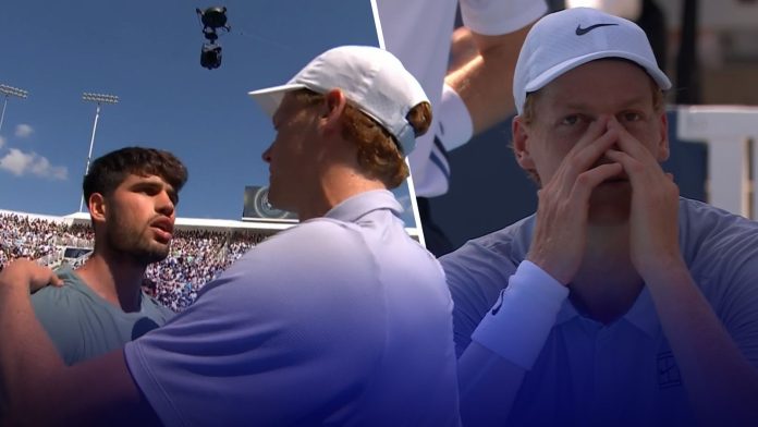 Jannik Sinner: World No 1 faces fitness race for US Open after shock retirement against Carlos Alcaraz in Cincinnati Open final