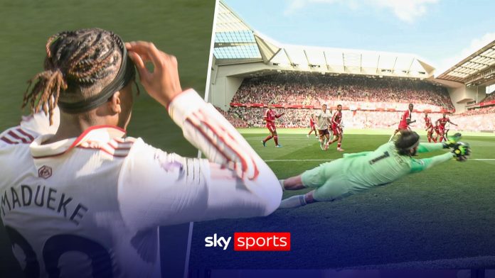 Liverpool vs Arsenal: Alisson denies Noni Madueke