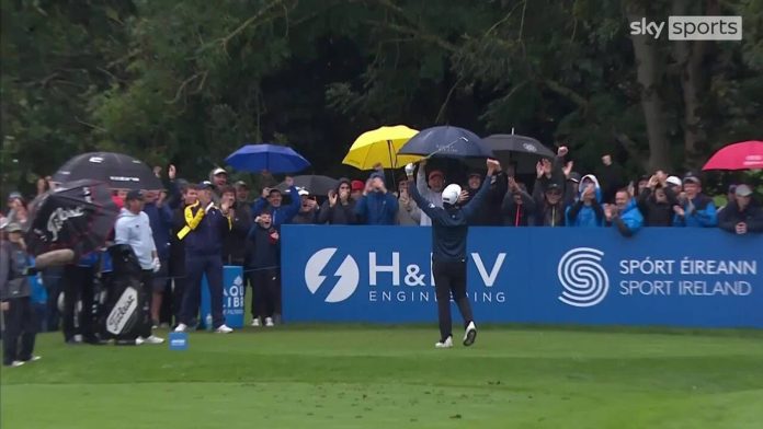 Irish Open: Rafa Cabrera Bello back in contention with spectacular hole-in-one!