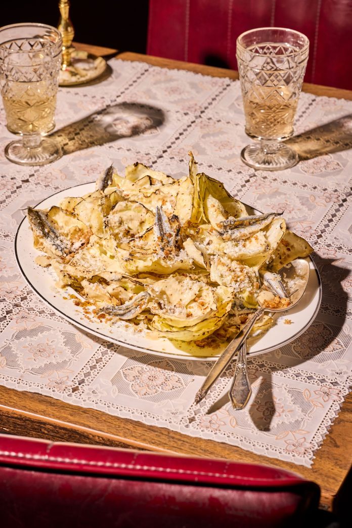 Fet-Fisk’s Grilled Cabbage Caesar