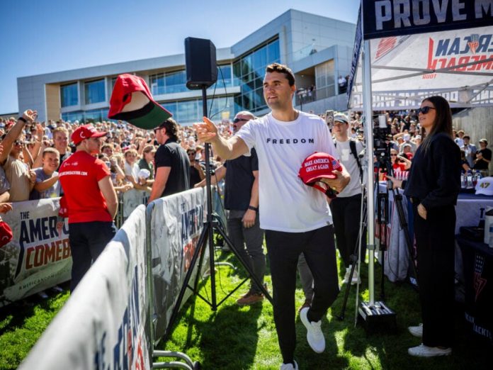 The last person to question Charlie Kirk