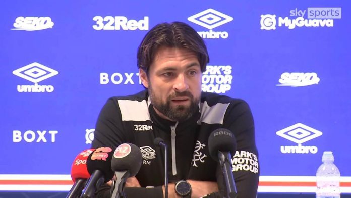 Russell Martin on Rangers fans protest before cup quarter-final against Hibs