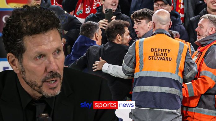 Liverpool vs Atletico Madrid: Diego Simeone explains pitch-side outburst