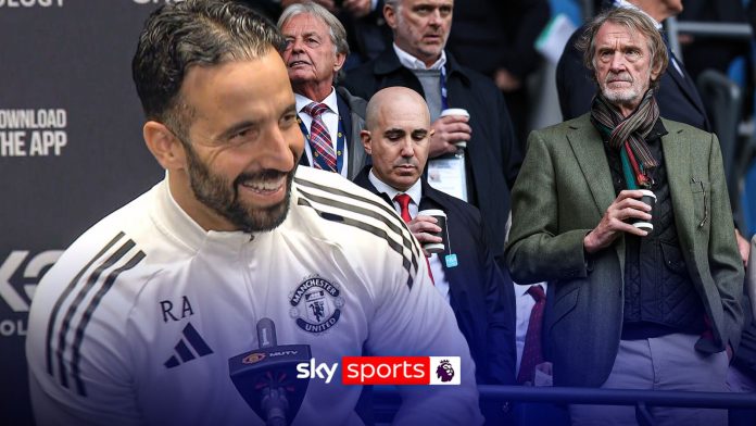 Ruben Amorim jokes about Sir Jim Ratcliffe’s visit to Man Utd training ground
