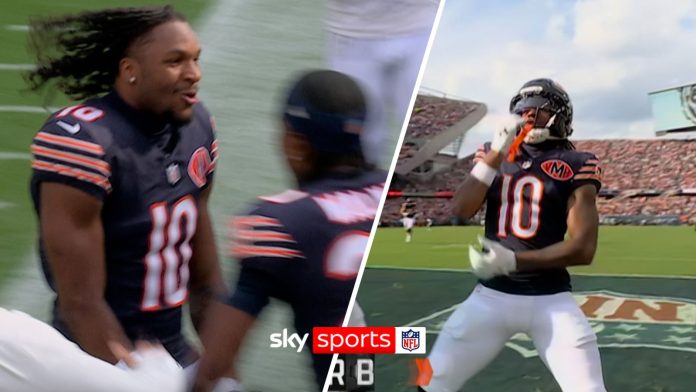 NFL: Chicago Bears vs Dallas Cowboys | Williams and Burden III link up in epic Bears trick-play touchdown!
