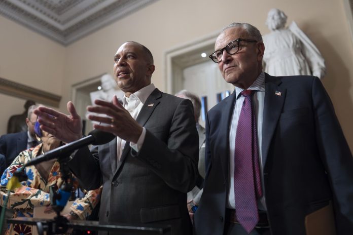 Hakeem Jeffries calls Trump ‘unhinged’ for canceling meeting on government funding