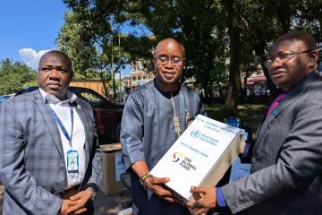 WHO donation strengthens Sierra Leone’s health system with essential supplies and equipment