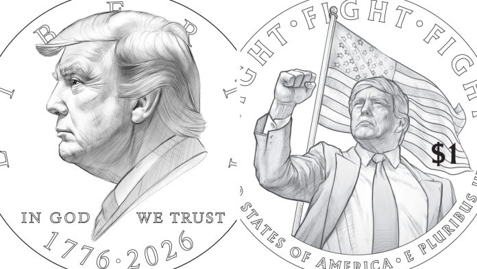 Treasury weighs minting $1 coin with Trump’s face for U.S. 250th anniversary