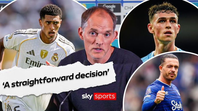Thomas Tuchel explains Jude Bellingham and Phil Foden England squad omissions | ‘A straightforward decision’