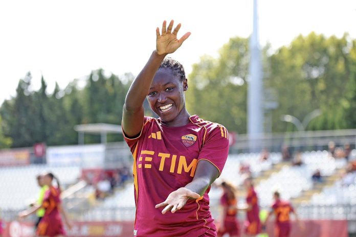 Roma 4-0 Parma: Nigerian forward scores on Serie A debut as the She-Wolf power to big win