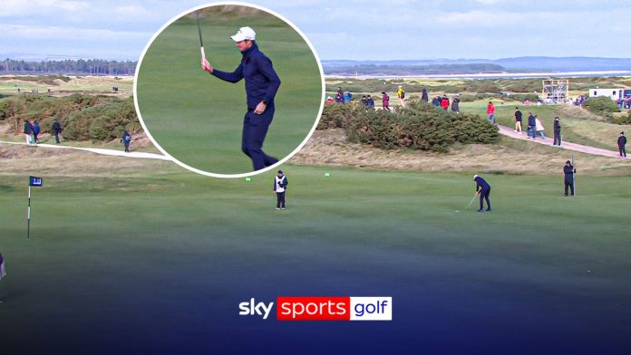 Alfred Dunhill Links Championship: Andy Murray sinks monster birdie putt!