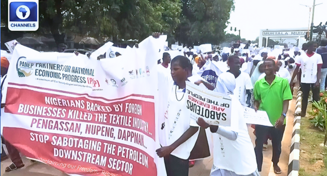 Kaduna Protesters Urge Tinubu To Protect Local Refining Against Saboteurs
