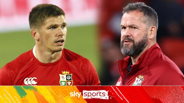 Andy Farrell reveals son Owen initially turned down Lions call-up to Australia in tearful phone call