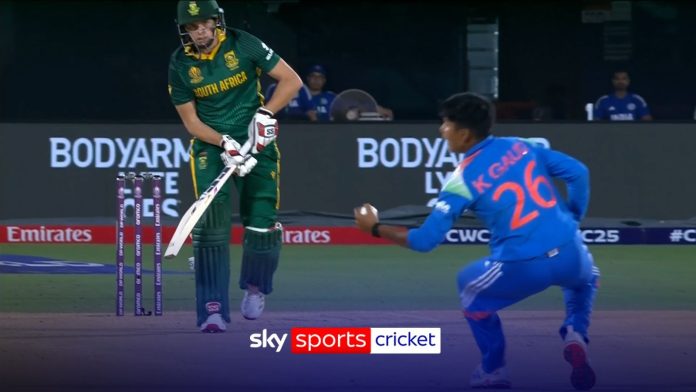 Women’s Cricket World Cup: Kranti Gaud pulls off ‘sensational’ caught and bowled