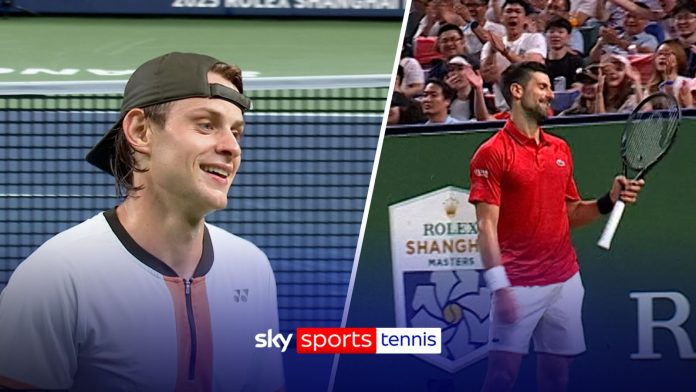 Novak Djokovic fends off Zizou Bergs huge smash dunk