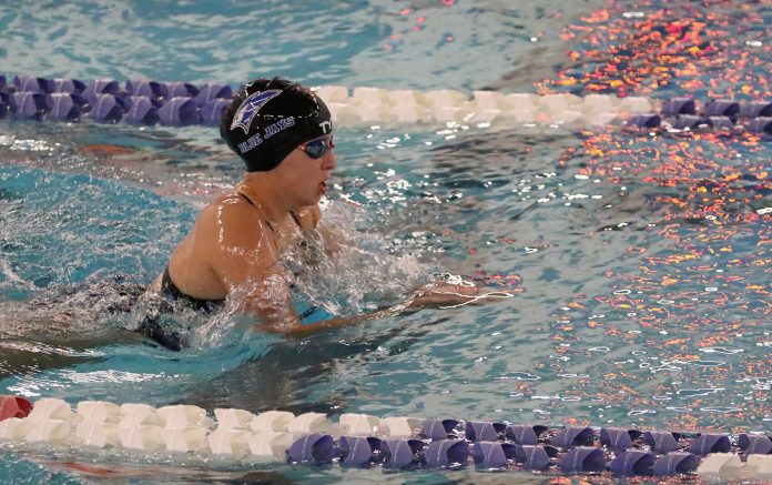 Blue Jay swim and dive team earns multiple top-three finishes