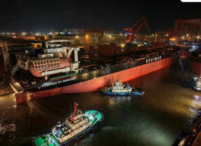 Beihai Shipbuilding pushes ahead with CMB.TECH’s ammonia bulker fleet