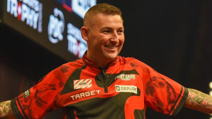 German Darts Championship: Nathan Aspinall, Raymond van Barneveld progress to second round