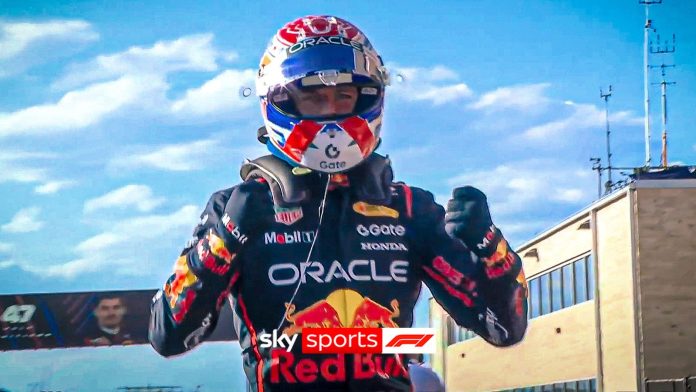 US GP: Max Verstappen takes pole to follow Sprint triumph