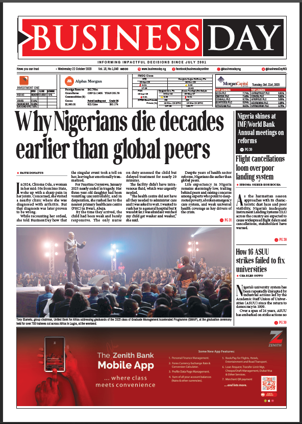 BusinessDay 22nd Oct 2025