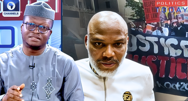 VIDEO: Lawyer Faults #FreeNnamdiKanu Protesters For Defying Court Order